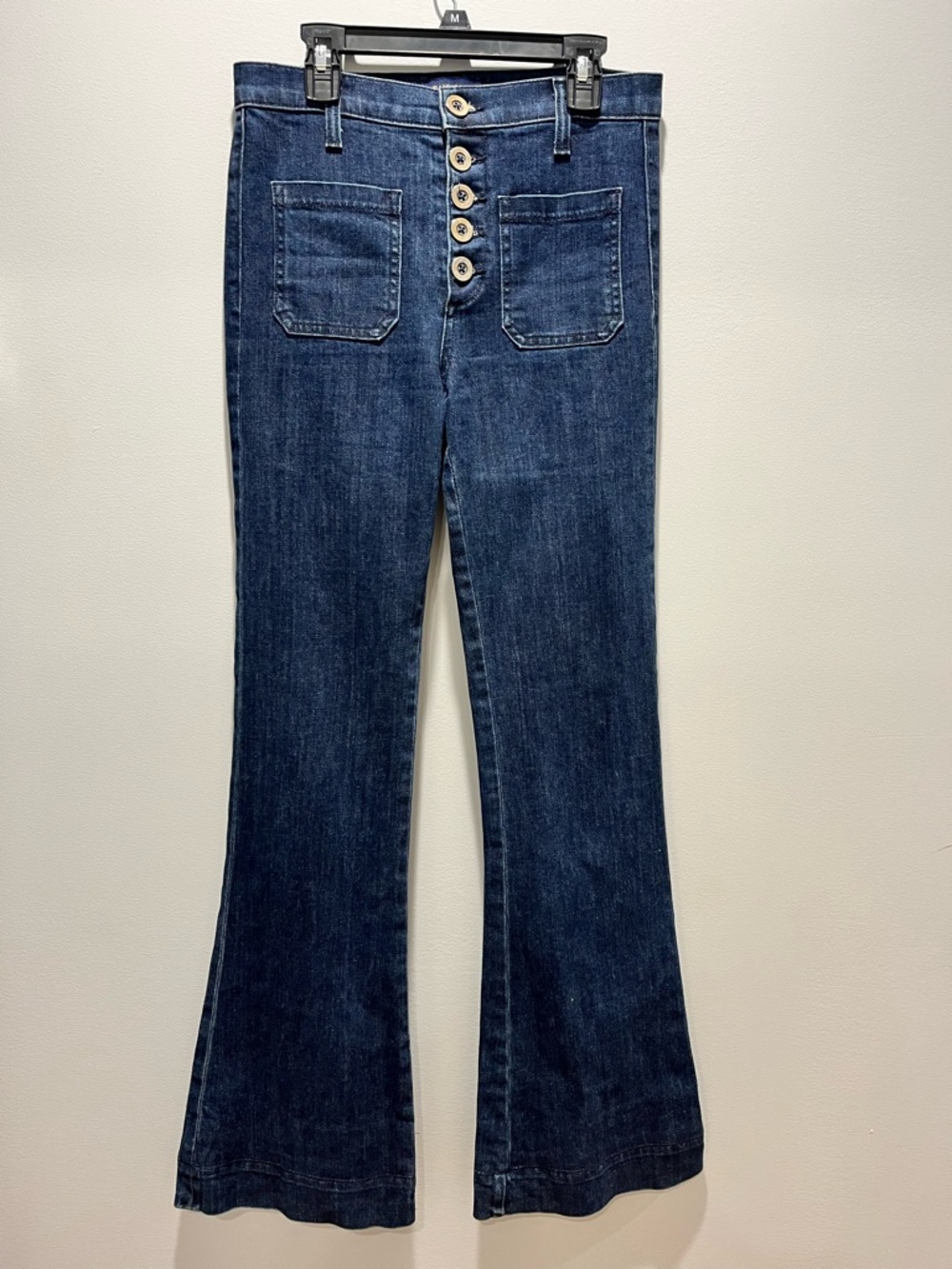 Women's Ramy Brook Cindy High-Rise‎ Flare Jeans Dark Wash .No Size Tag